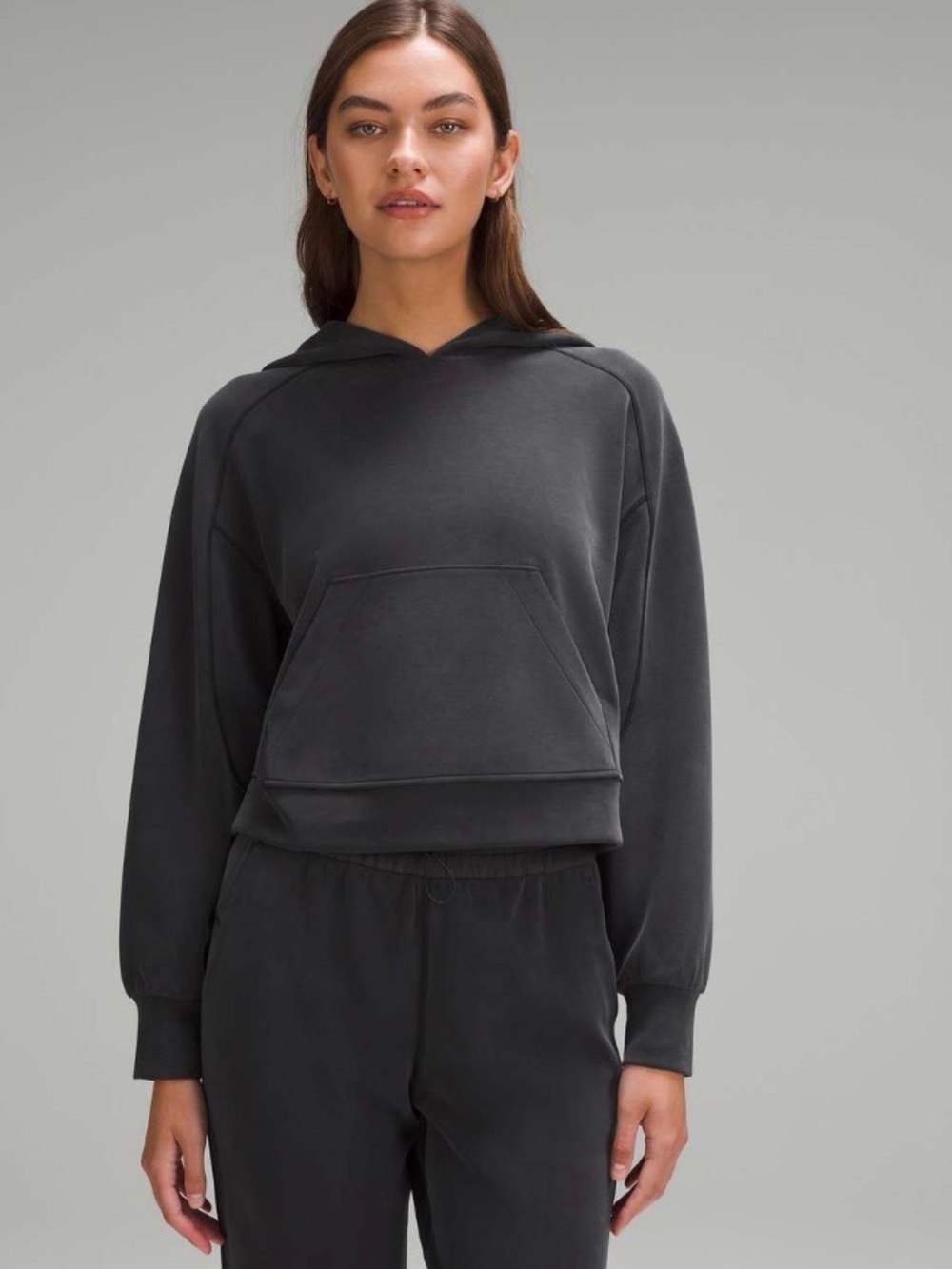 Lululemon Softstreme Hoodie, Black, Size 10